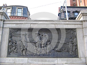 Founders Memorial, Boston Common, Boston, Massachusetts, USA